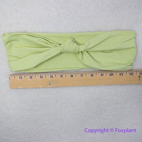 NEW Stone Fox‎ Swim x Free People lele knotted bandeau bikini top, size XS - Picture 4 of 9